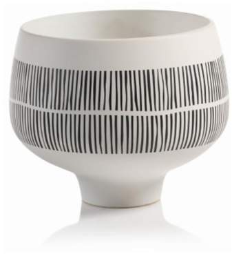 Zodax Marquesa Ceramic Pedestal Bowl