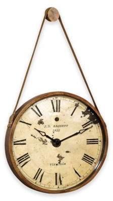 Watchman Oversized Wall Clock in Gold
