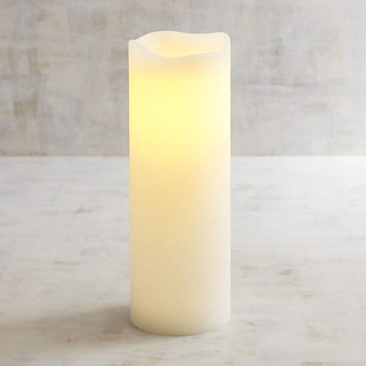 Deco Wick Ivory 4x12 LED Pillar Candle