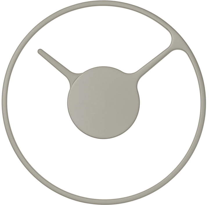 Time Wanduhr 22 cm, Grau