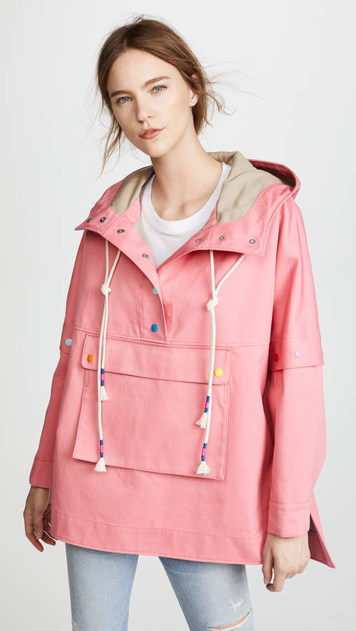 Rainbow Stud Bonded Parka