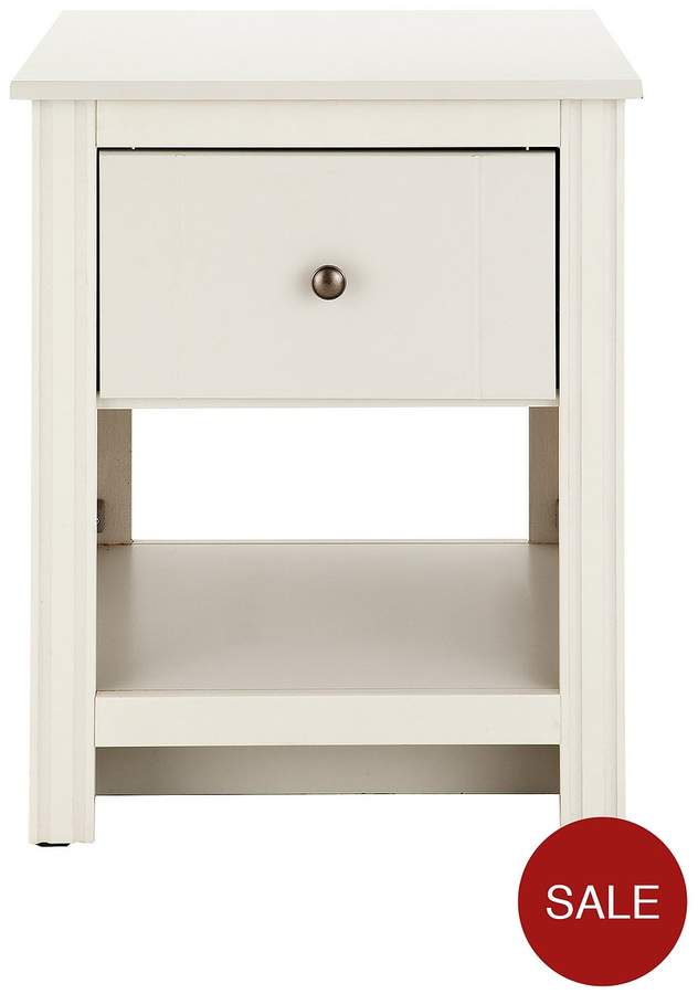 Dover Ready Assembled Side Table - White