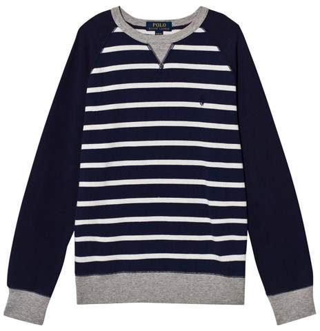 Navy Stripe Sweatshirt