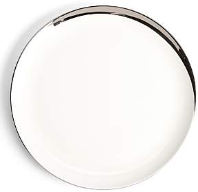 Crescent White Oversized Dinner Plate