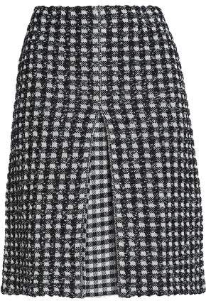 Cotton-Blend Tweed Skirt