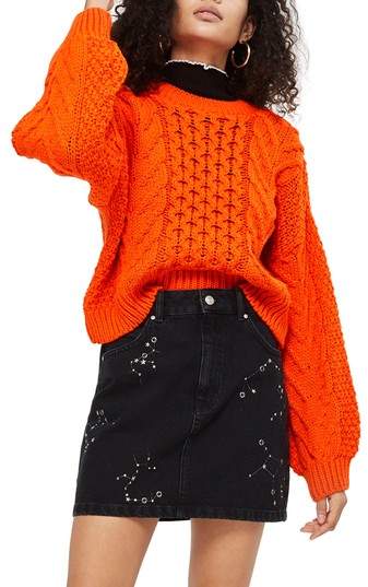 Crop Cable Sweater