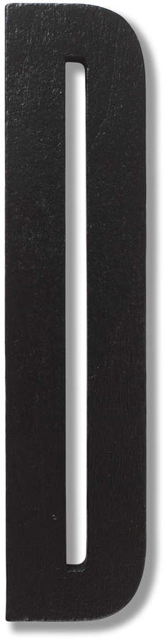 Design Letters - Wooden Letters Indoor D, Schwarz