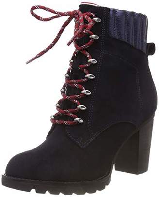 heeled hiker boots womens