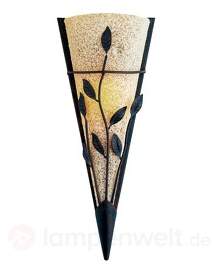 Blätterverzierte Wandleuchte MELINDA