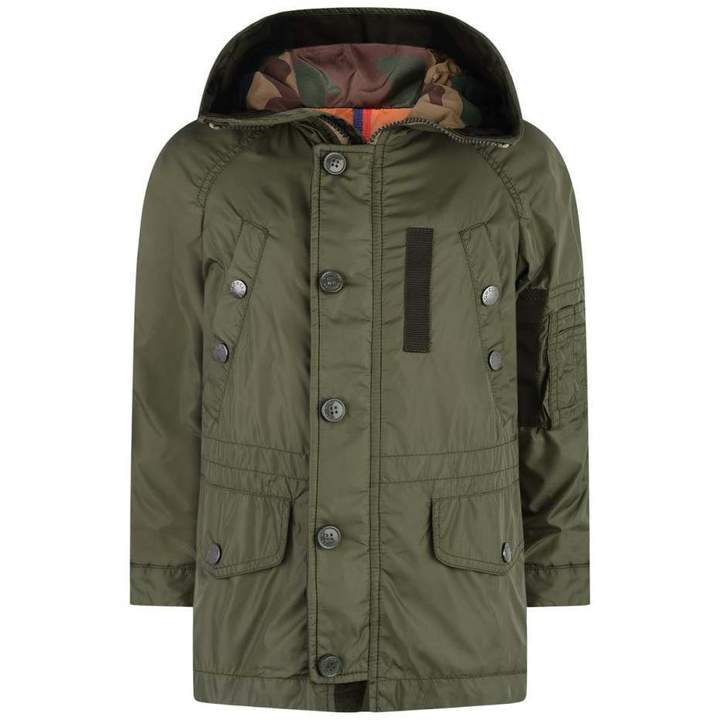 MonclerBoys Khaki Lestat Jacket