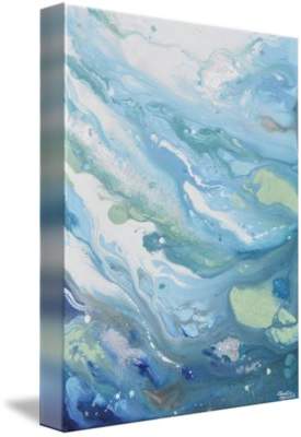 Wayfair 'Follow Me to the Sea' Acrylic Painting Print on Wrapped Canvas