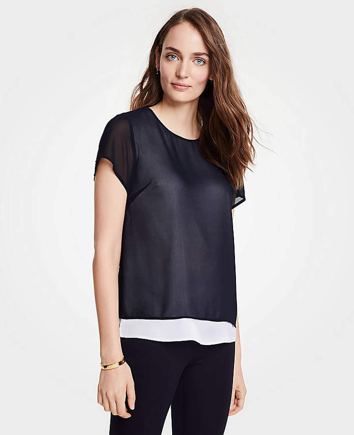 Chiffon Layer Tee