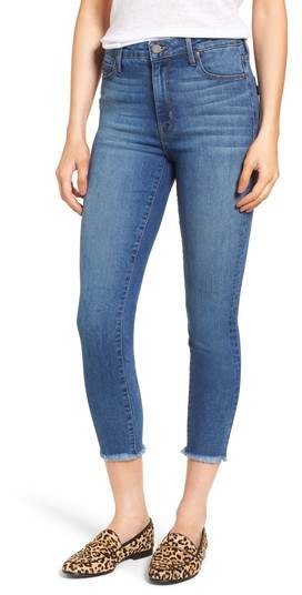 PARKER SMITH Bombshell Raw Hem Stretch Skinny Jeans