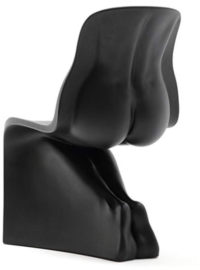 HER Stuhl, Schwarz matt