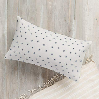 Stripes & Triangles Lumbar Pillow