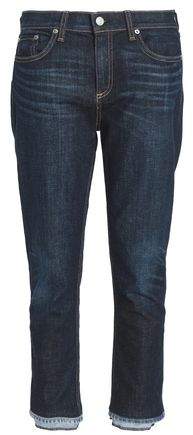 Serrano Cropped Mid-Rise Straight-Leg Jeans