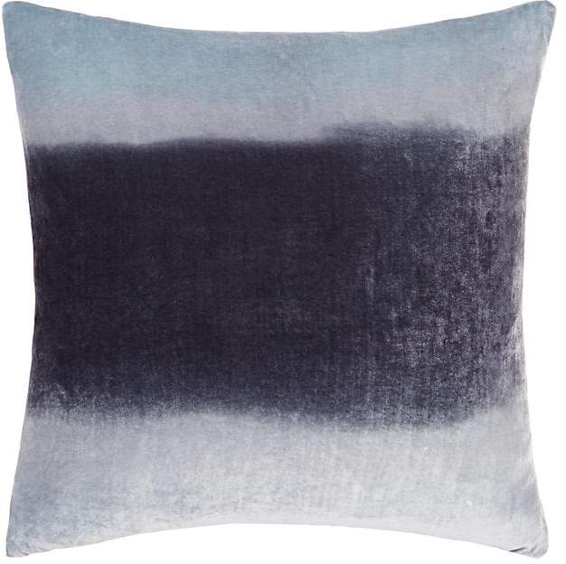 Colorblocked Velvet Pillow