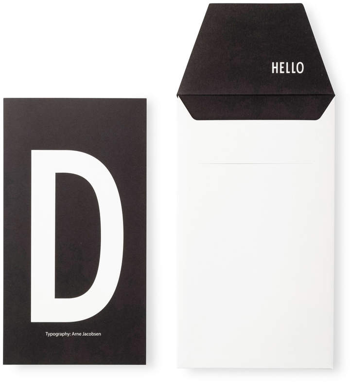 Design Letters - AJ Postkarte D