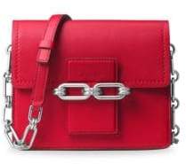 Michael Kors Cate Leather Small Shoulder Bag - CRIMSON - STYLE