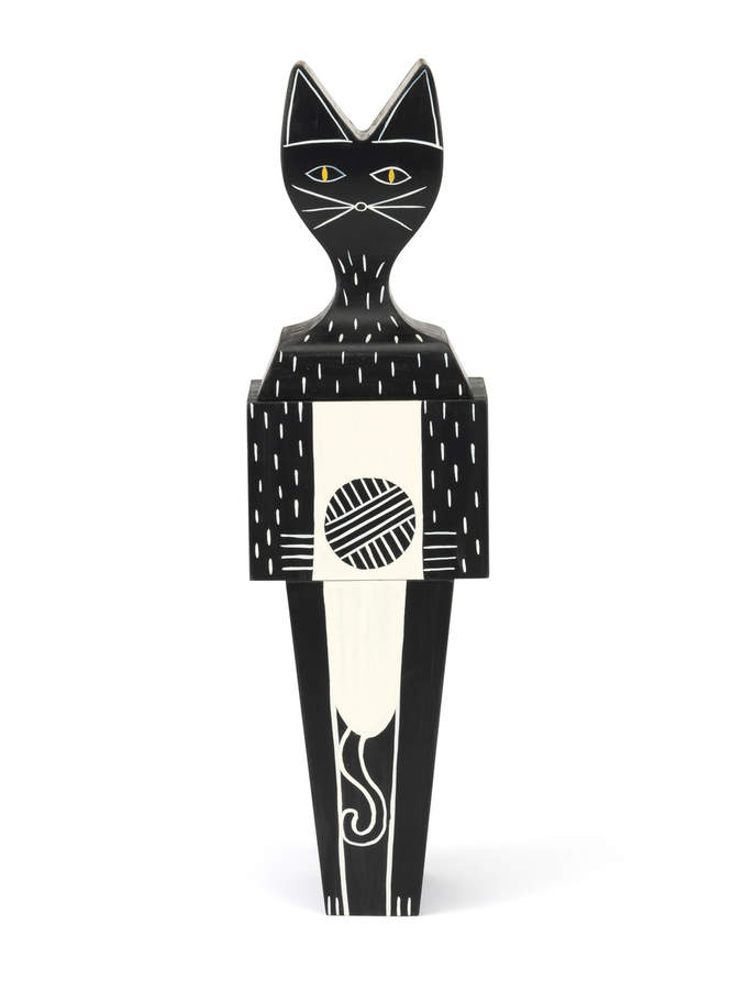 Wooden Doll Cat, groß