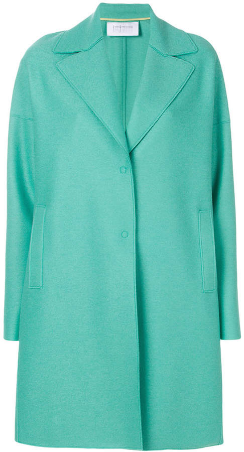 dropped shoulder coat