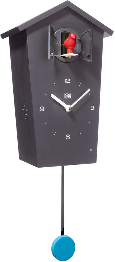 KooKoo - Bird House Kuckucksuhr, Schwarz