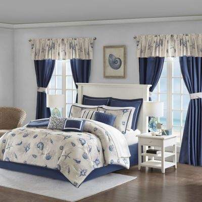 Madison Park Essentials Fairhaven 24-Piece California King Comforter Set in Blue