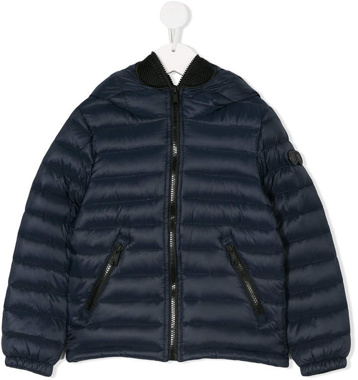 Ai Riders On The Storm Kids padded hooded jacket