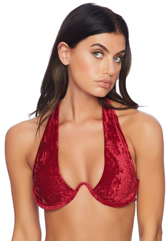 VYB Hermosa U Wire Halter Bikini Top