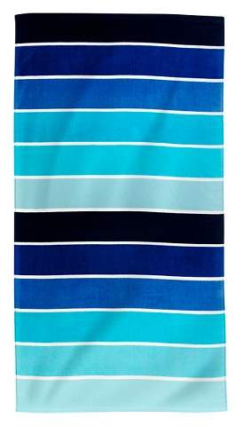Printed Cool Rugby Beach Towel Blue - Evergreen®