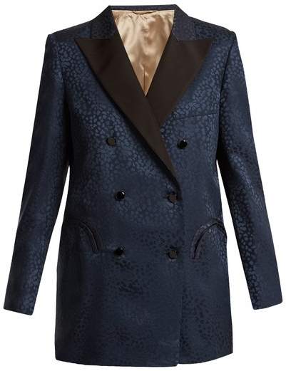 BLAZÉ MILANO Tuiga Burnout silk blazer