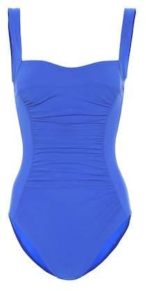 Ruched one-piece swimsuit