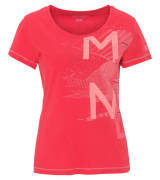 manguun sports T-Shirt, Print, atmungsaktiv, Baumwolle, für Damen