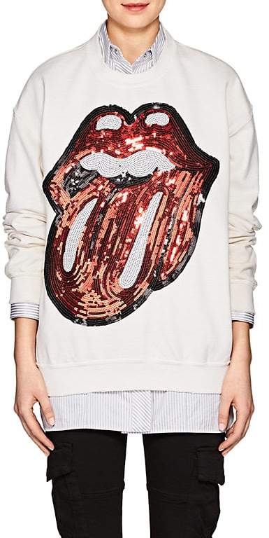Madeworn Women's Rolling Stones Cotton-Blend French Terry Sweatshirt