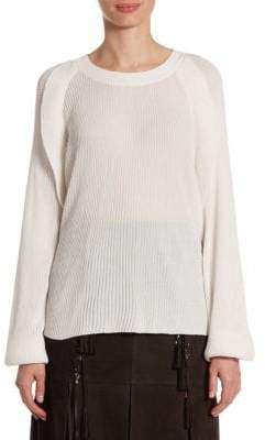 Superfine Pleated Sweater
