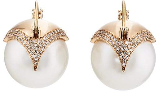 Samira 13 Women's Flying Australian Pearl Earrings