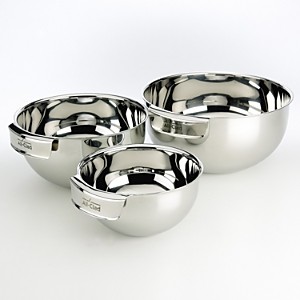 3-Piece Stainless Steel Bowl Set