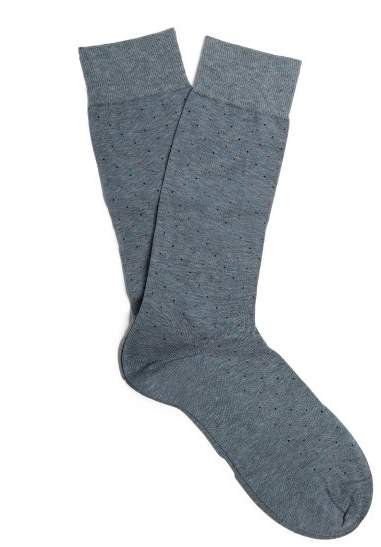Regent pindot cotton-blend socks