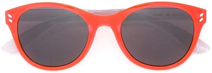 oval transparent arm sunglasses