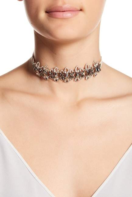 Crystal Statement Choker Necklace