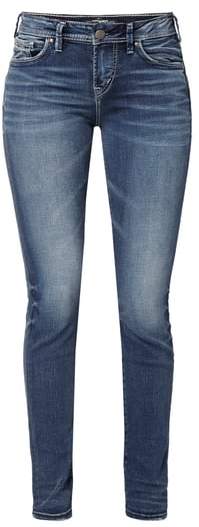 Stone Washed High Waist Jeans