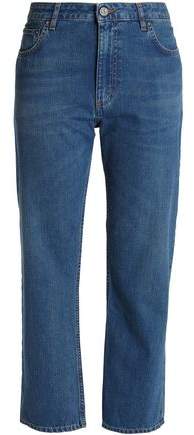 Buy Cropped High-Rise Straight-Leg Jeans!