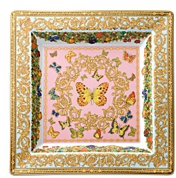 Meets Versace Butterfly Garden 8.5 Square Tray
