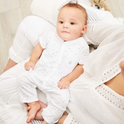 Seagull Print Sleepsuit