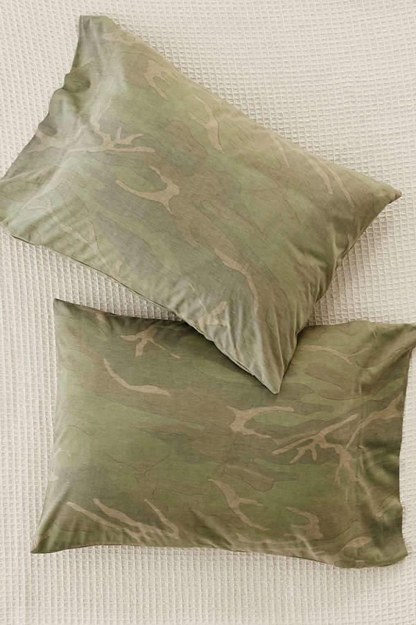 Camo Jersey Pillowcase Set
