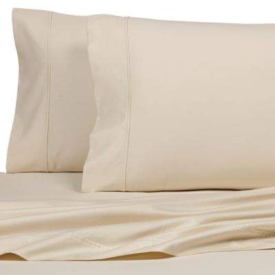All Natural Cotton 500-Thread-Count Twin Sheet Set in Natural