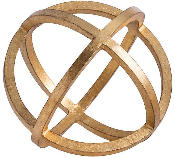 Serena Iron & Gold Leaf Large Sculpture