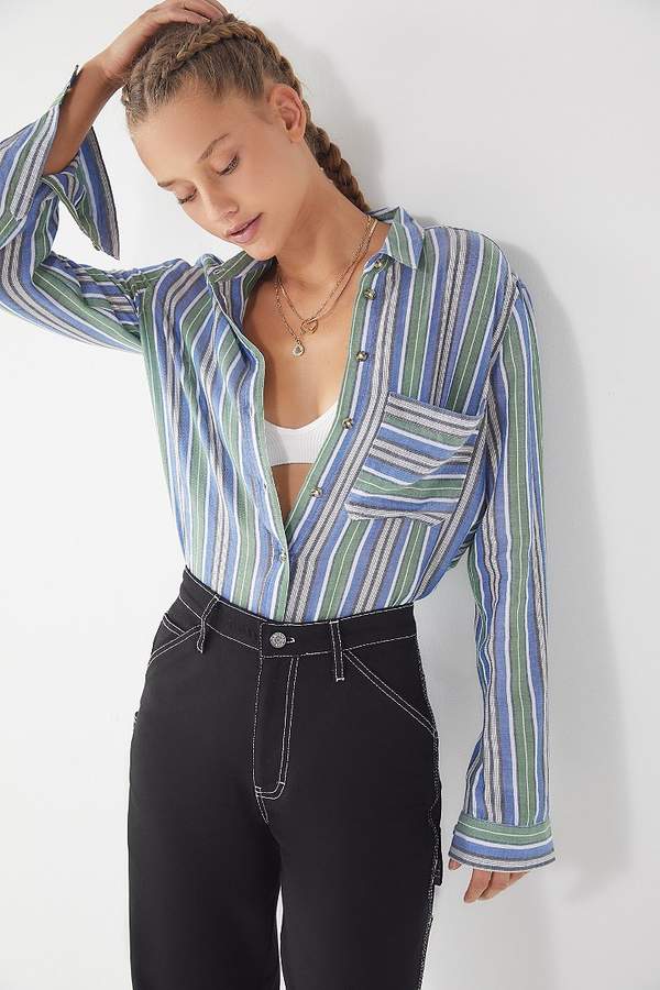 Sebastian Striped Button-Down Shirt