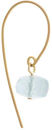 Uzerai Edits 18kt Gelbgoldohrring mit Aquamarin