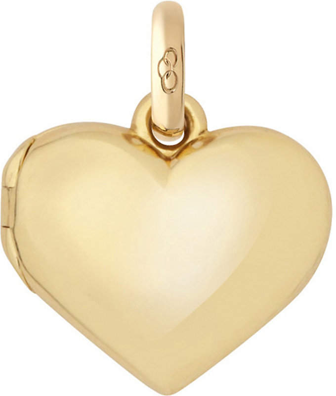 18ct yellow gold Heart Locket charm
